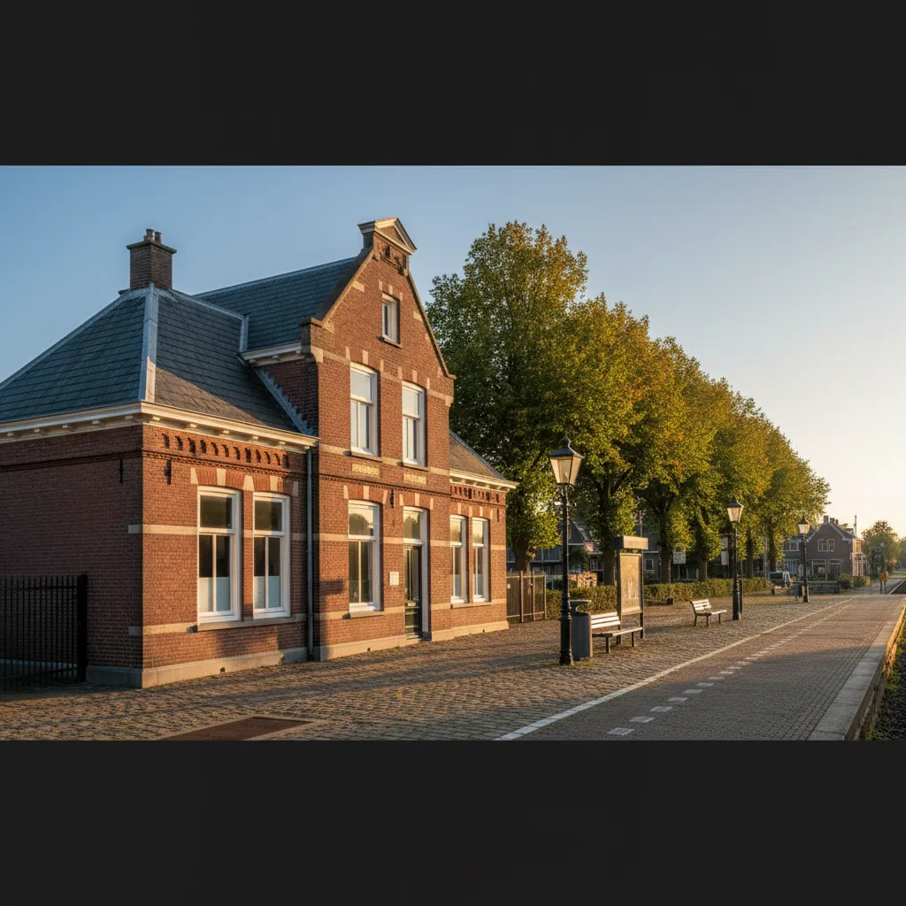Het historische NS-stationsgebouw uit 1894 in Bodegraven