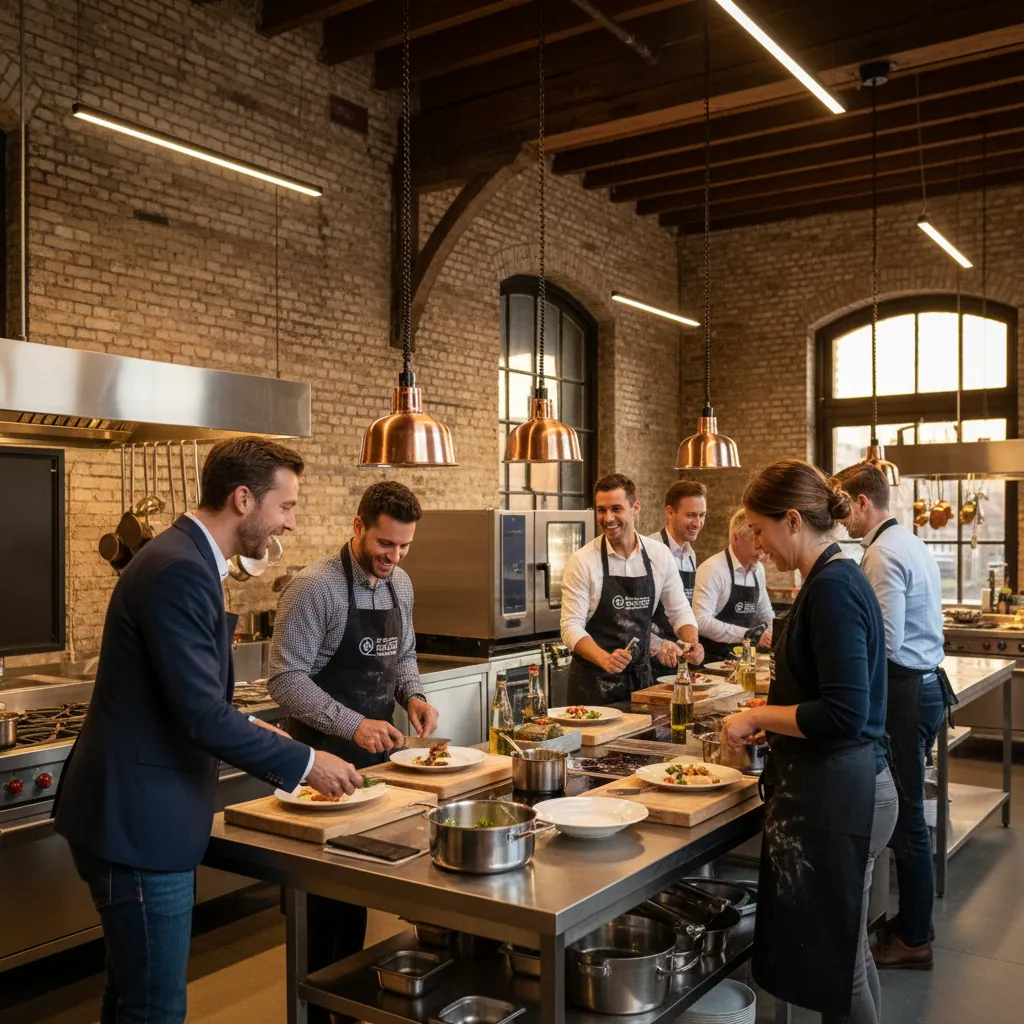 Teambuilding kookworkshop met collega's